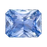 4.07 ct Radiant Blue Natural Sapphire