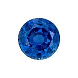 1.45 ct Round Blue Natural Sapphire