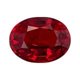 3.25 ct Oval Red Natural Ruby
