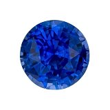 3.31 ct Round Blue Natural Sapphire