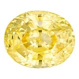 10.71 ct Oval Yellow Natural Sapphire