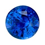 5.03 ct Round Blue Natural Sapphire