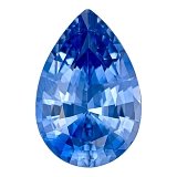 4.78 ct Pear Blue Natural Sapphire
