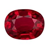 3.51 ct Oval Red Natural Ruby