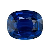 3.09 ct Cushion Blue Natural Sapphire