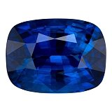 6.04 ct Cushion Blue Natural Sapphire