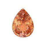 1.62 ct Pear Orange Natural Sapphire