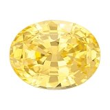 4.52 ct Oval Yellow Natural Sapphire
