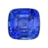 4.05 ct Cushion Blue Natural Sapphire