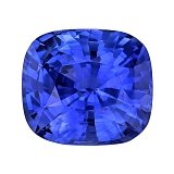 4.09 ct Cushion Blue Natural Sapphire