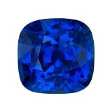 3.71 ct Cushion Blue Natural Sapphire