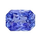 3.54 ct Radiant Blue Natural Sapphire