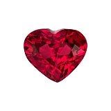1.25 ct Heart Red Natural Ruby