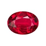 1.66 ct Oval Red Natural Ruby