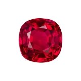 1.50 ct Cushion Red Natural Ruby