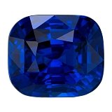 7.50 ct Cushion Blue Natural Sapphire