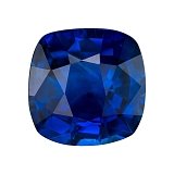 3.30 ct Cushion Blue Natural Sapphire