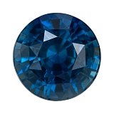 5.55 ct Round Blue Natural Sapphire