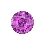 1.34 ct Round Purple Natural Sapphire