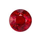 1.74 ct Round Red Natural Ruby