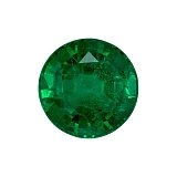 1.45 ct Round Green Natural Emerald