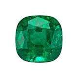 2.03 ct Cushion Green Natural Emerald
