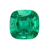 2.13 ct Cushion Green Natural Emerald