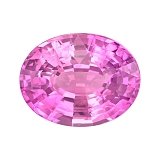 3.00 ct Oval Pink Natural Sapphire