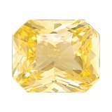 5.07 ct Radiant Yellow Natural Sapphire