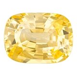 6.18 ct Cushion Yellow Natural Sapphire