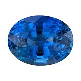 4.08 ct Oval Blue Natural Sapphire