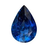 2.57 ct Pear Blue Natural Sapphire
