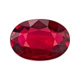 2.03 ct Oval Red Natural Ruby