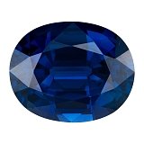 4.94 ct Oval Blue Natural Sapphire
