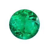2.13 ct Round Green Natural Emerald