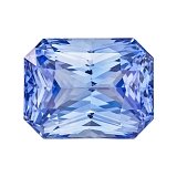4.35 ct Radiant Blue Natural Sapphire