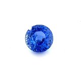 4.16 ct Round Blue Natural Sapphire