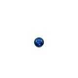 0.62 ct Round Blue Natural Sapphire