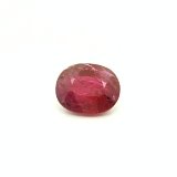 3.65 ct Oval Red Natural Ruby