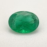 0.76 ct Oval Green Natural Emerald