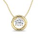 Pendant with Round Lab Grown Diamonds 2.08cts Total Weight