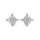 Stud Earrings with Total 2.00cts Lab-grown Diamonds
