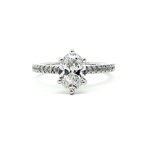 Cara Engagement Ring with IGI LG Diamonds 1.23ct Total Weight