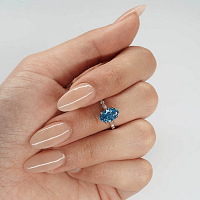 Cathedral Marqui Ring with Lab Grown Diamond 1.55ct