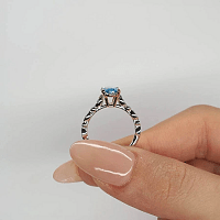 Cathedral Marqui Ring with Lab Grown Diamond 1.55ct