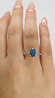 Cathedral Marqui Ring with Lab Grown Diamond 1.55ct