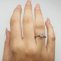 Calista Ring with Lab Grown Diamond 1ct