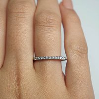Wedding Ring with Diamond 0.21ct