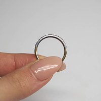 Wedding Ring with Diamond 0.21ct