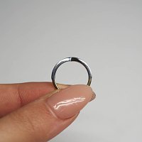 Wedding Ring with Diamond 0.17ct